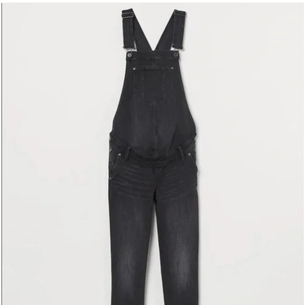 H&M MAMA maternity denim overalls